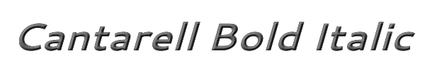 Cantarell Bold Italic 