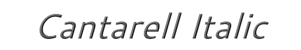 Cantarell Italic 