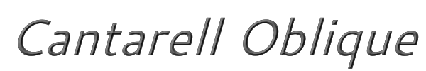 Cantarell Oblique 