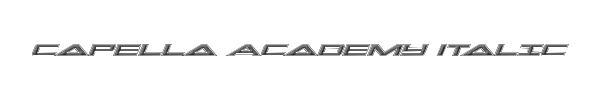 Capella Academy Italic 