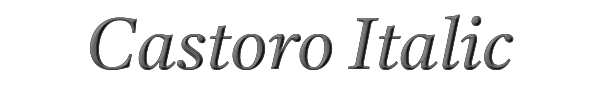 Castoro Italic 