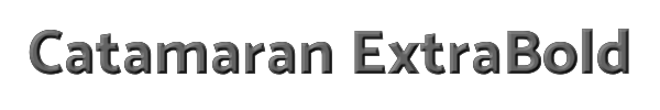 Catamaran ExtraBold 