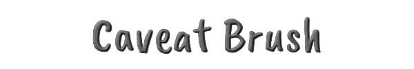 Caveat Brush 