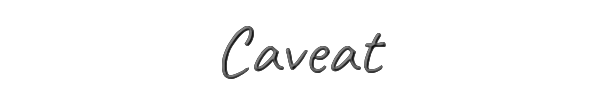 Caveat 