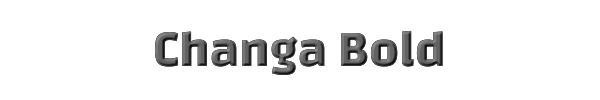 Changa Bold 