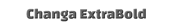 Changa ExtraBold 