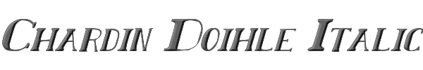 Chardin Doihle Italic 