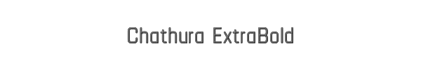 Chathura ExtraBold 