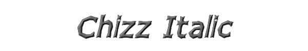Chizz Italic 