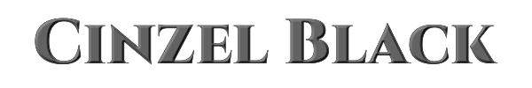 Cinzel Black 