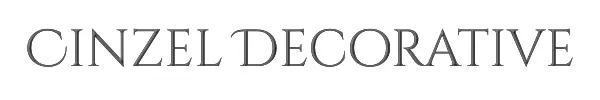 Cinzel Decorative 