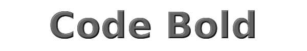 Code Bold 