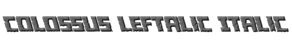 Colossus Leftalic Italic 