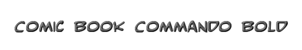 Comic Book Commando Bold 
