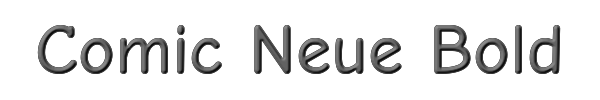 Comic Neue Bold 