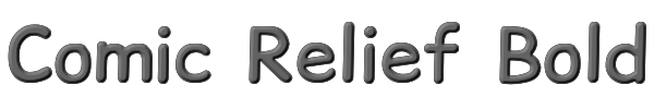 Comic Relief Bold 
