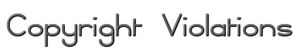 Copyright Violations 