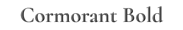 Cormorant Bold 