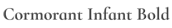 Cormorant Infant Bold 