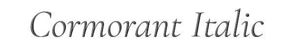 Cormorant Italic 