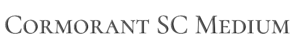 Cormorant SC Medium 