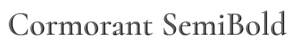 Cormorant SemiBold 