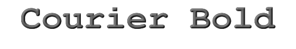 Courier Bold 