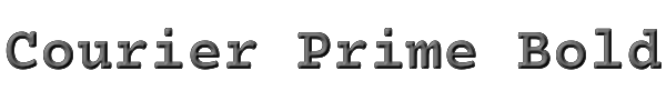 Courier Prime Bold 