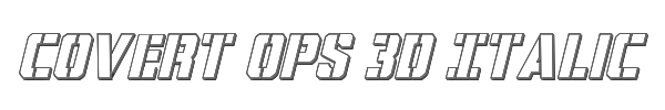 Covert Ops 3D Italic 
