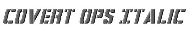 Covert Ops Italic 