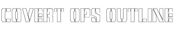 Covert Ops Outline 