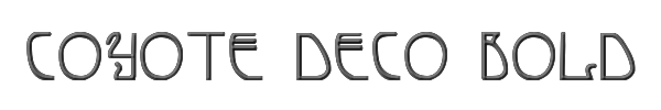 Coyote Deco Bold 