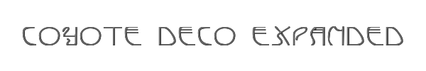 Coyote Deco Expanded 