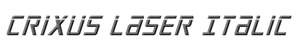 Crixus Laser Italic 