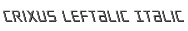 Crixus Leftalic Italic 