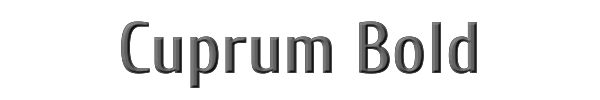 Cuprum Bold 