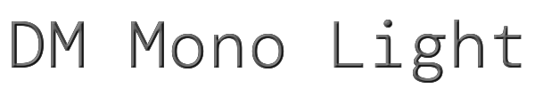 DM Mono Light 