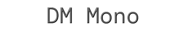 DM Mono 