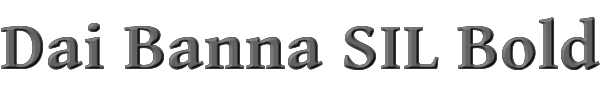 Dai Banna SIL Bold 