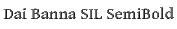 Dai Banna SIL SemiBold 