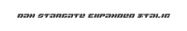Dan Stargate Expanded Italic 