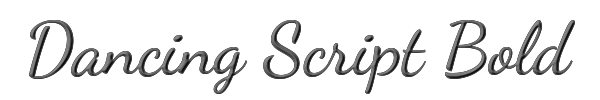 Dancing Script Bold 