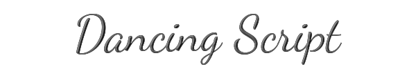 Dancing Script 