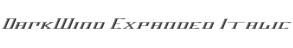 DarkWind Expanded Italic 