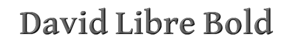 David Libre Bold 