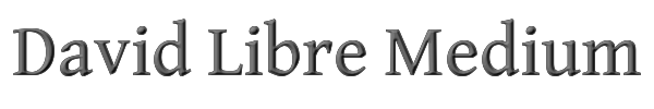 David Libre Medium 