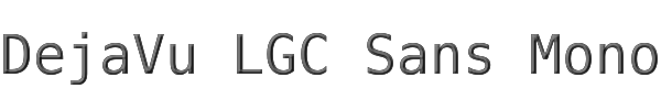 DejaVu LGC Sans Mono 