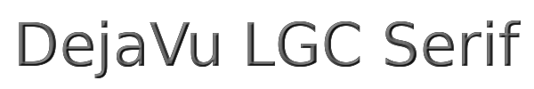 DejaVu LGC Serif 