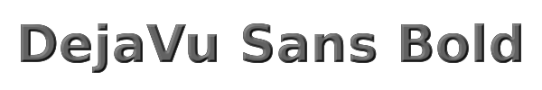 DejaVu Sans Bold 