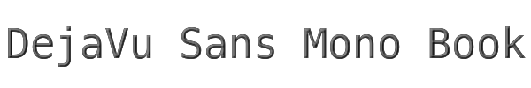 DejaVu Sans Mono Book 